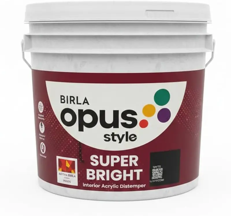 BIRLA OPUS STYLE SUPER BRIGHT INTERIOR ACRYLIC DISTEMPER