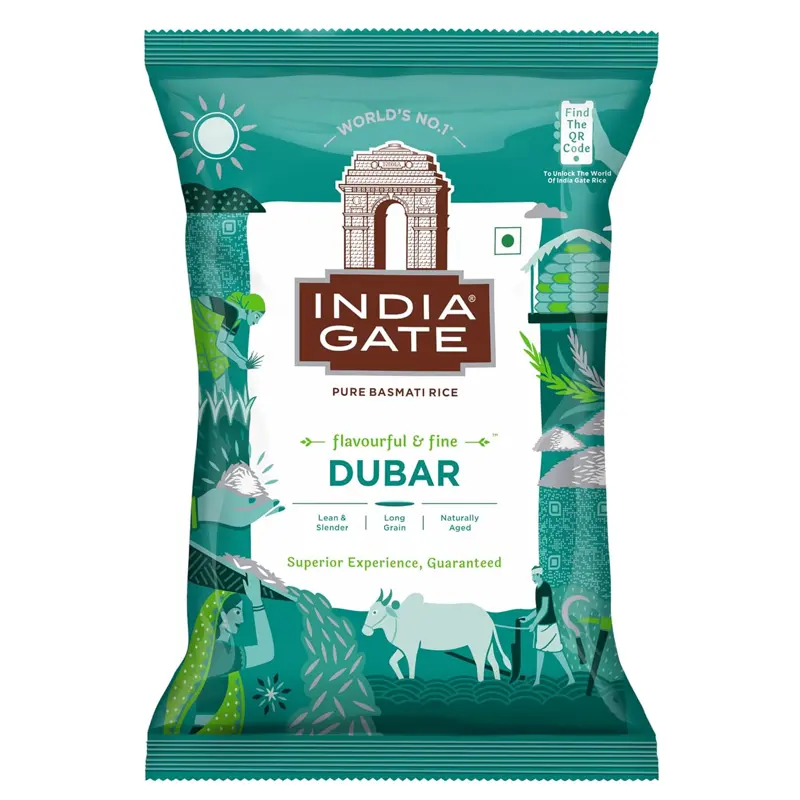India Gate Basmati Rice Dabar, 1kg