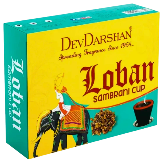 DEVDARSHAN LOBAN SAMBRANI HAVAN CUPS (12 CUPS)
