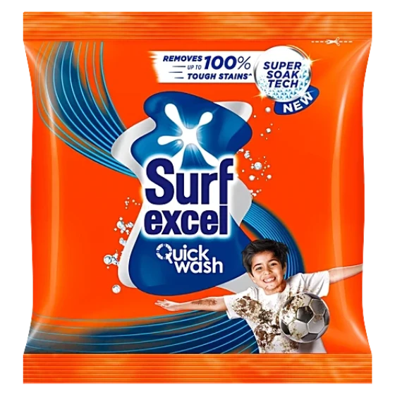 SURF EXCEL QUICK WASH DETERGENT POWDER 500 GM