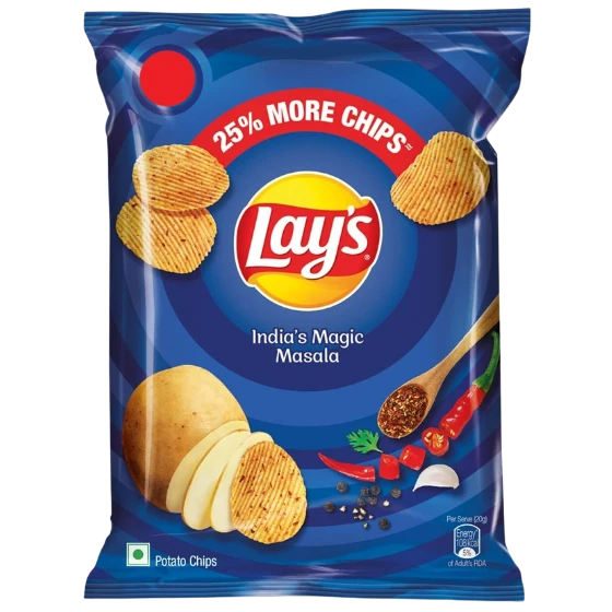 Lay's Potato Chips 48 grams India's Masala Magic Flavour