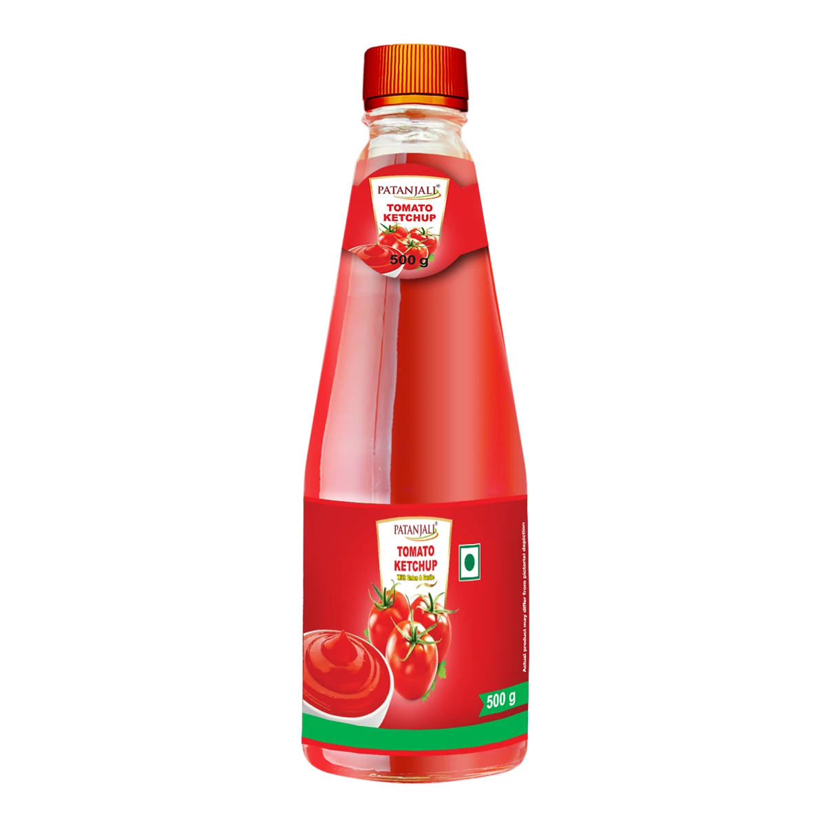 TOMATO KETCHUP W. ONION GARLC-500 GM (B) - PATANJALI