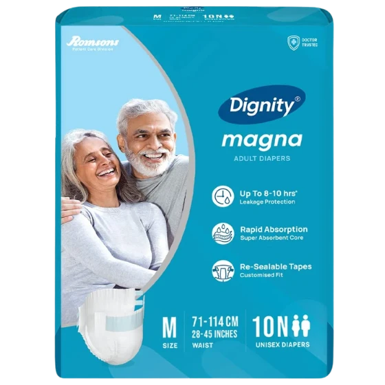 DIGNITY MAGNA ADULT DIAPERS TAPE STYLE MEDIUM