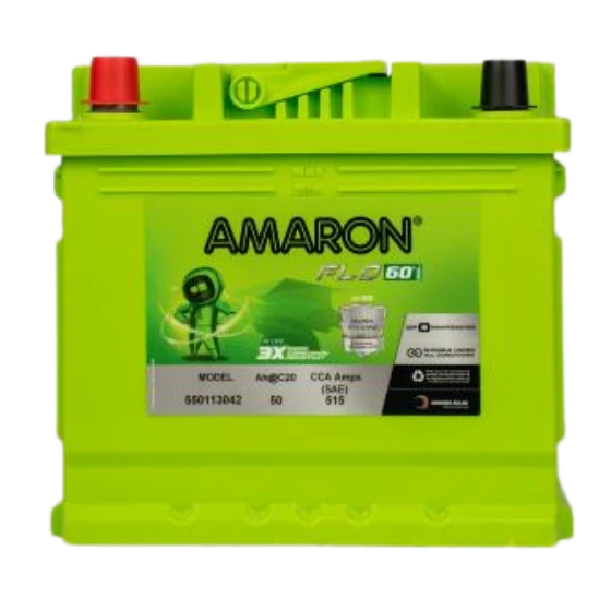 AMARON FLO BATTERY - AAM-FL-550113042 50AH - 30M WARRANTY