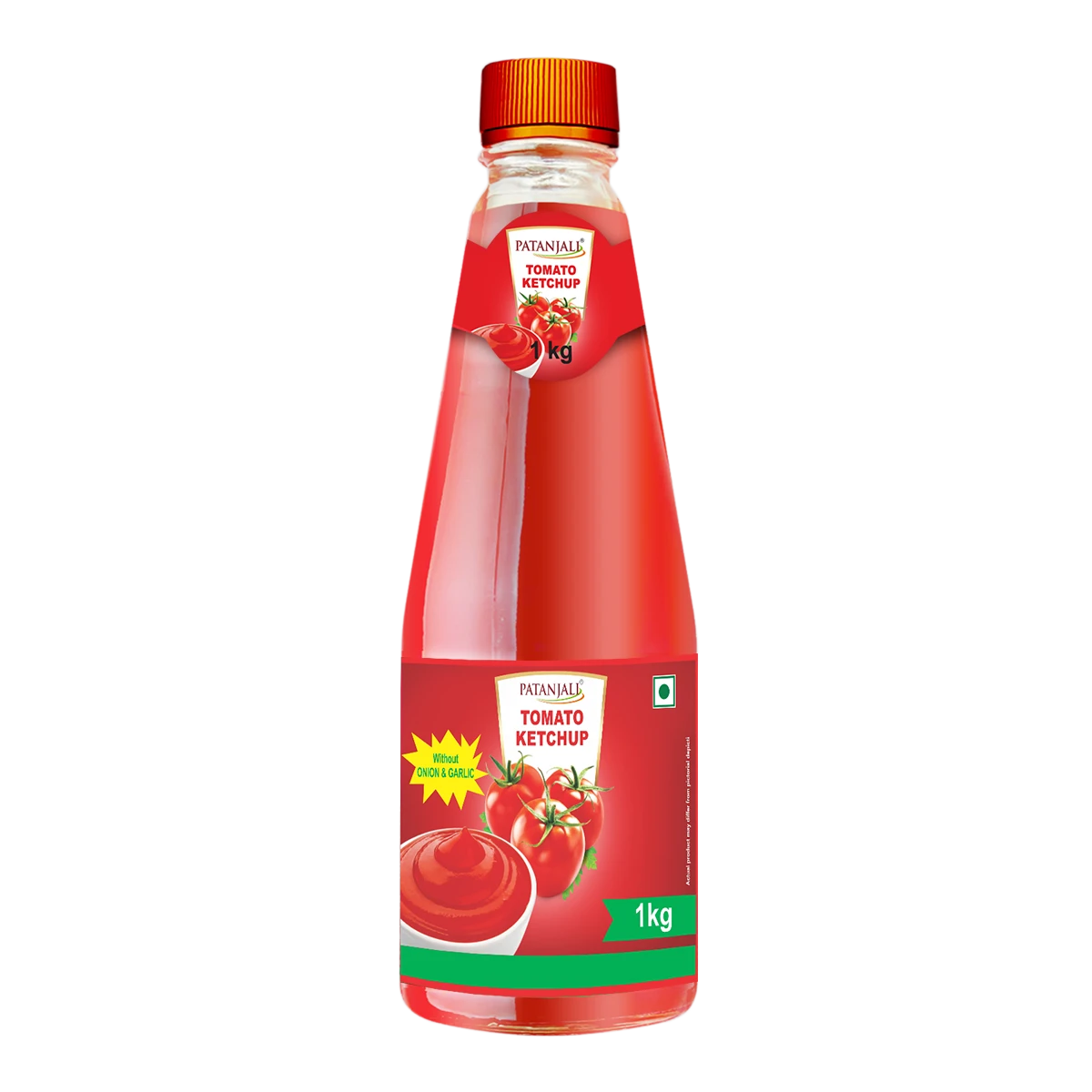 TOMATO KETCHUP W/O ONION GARLIC-1 KG (B) - PATANJALI