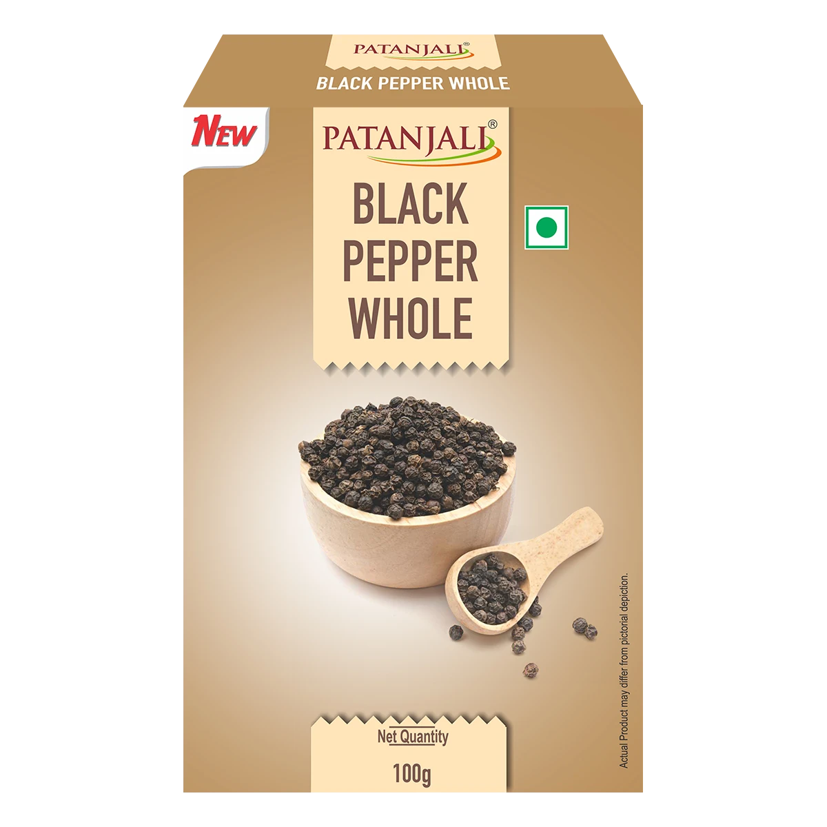 BLACK PEPPER WHOLE 100 GM - PATANJALI
