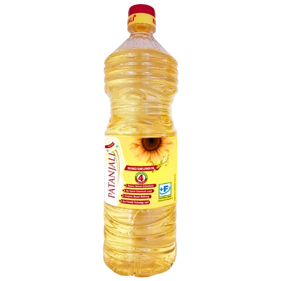 PATANJALI FORTIFIED SUNFLOWER OIL 1L BTL - PATANJALI