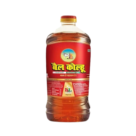 Bail Kolhu Kachi Ghani Mustard Oil 2L