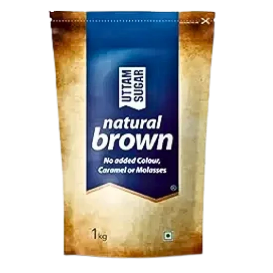 Uttam Sugar Natural Brown Sugar, 1kg