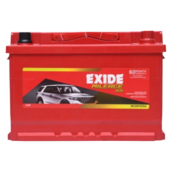 Exide MILEAGE Car Battery | 70Ah 60 Months warranty