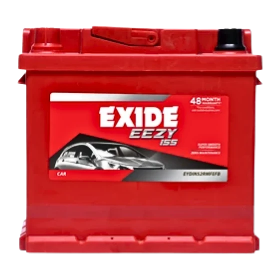 EXIDE EEZY(EYDIN52RMFEFB) Segment: CAR SUV MUV