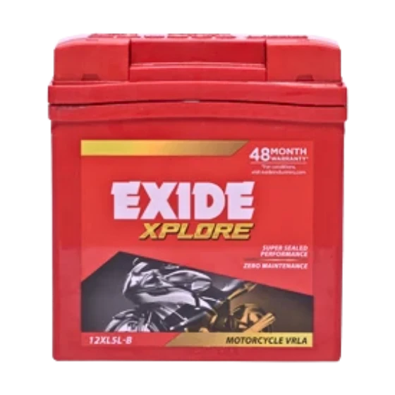 EXIDE XPLORE(12XL5L-B) Segment: TWO WHEELER 48 Months warranty
