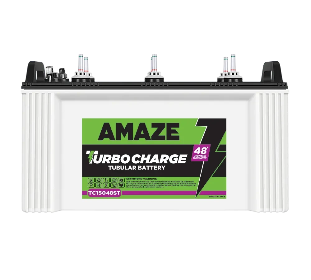 AMAZE 48 Months Warranty Tubular Inverter Battery (150 Ah, TC15048ST)