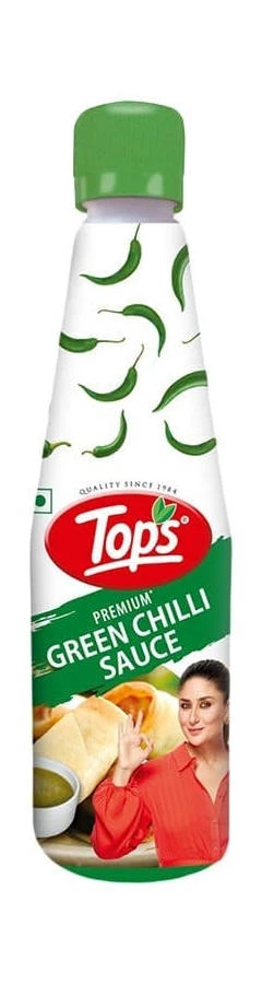 Tops Sauce Green Chilli 700 g Bottle