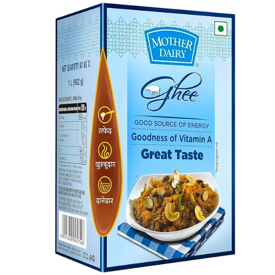 MOTHER DAIRY PURE GHEE 1L